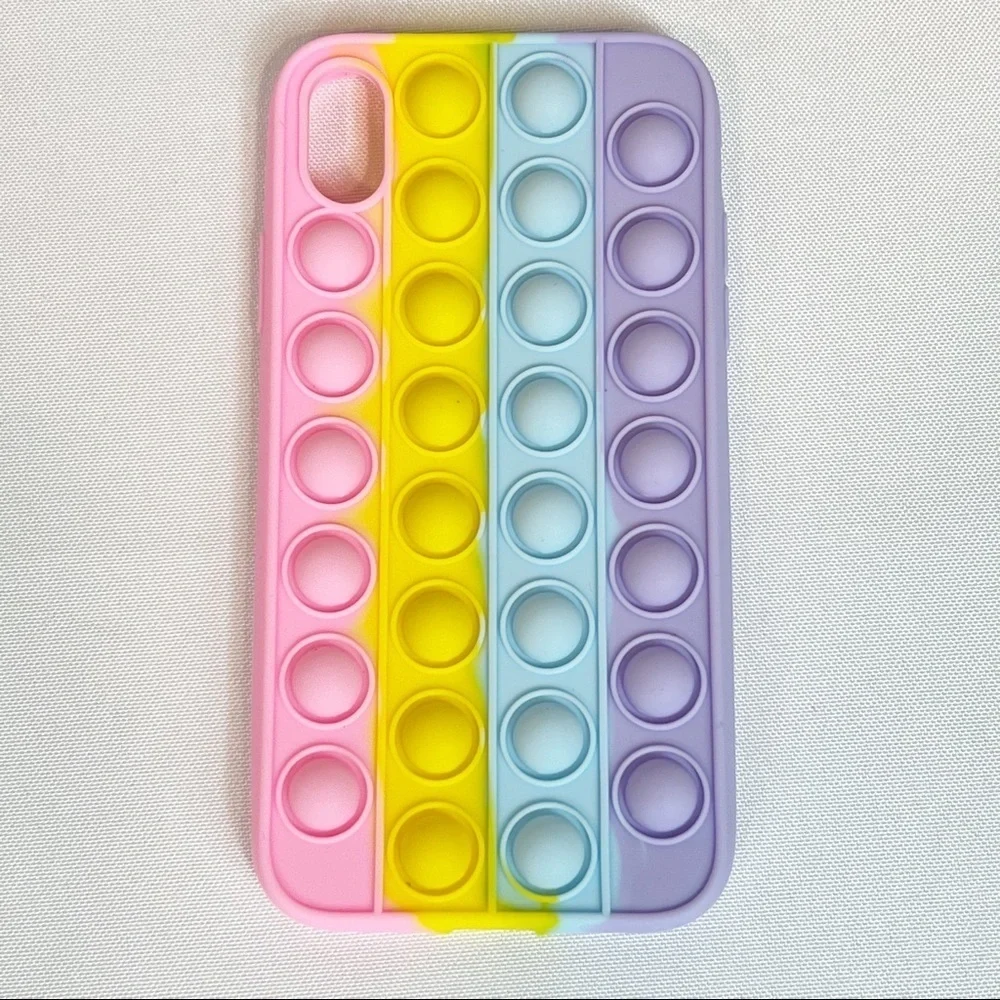 iPhone 11 Pro 12 Pro Pop it Fidget Phone Case Cover Pastel